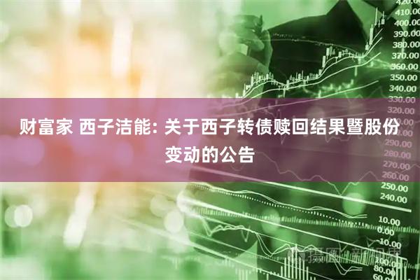 财富家 西子洁能: 关于西子转债赎回结果暨股份变动的公告